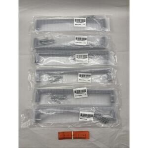 KNOBWELL 6 pack (8-3/4" Hole Spacing) Matte Black Modern Cabinet Pulls *READ...